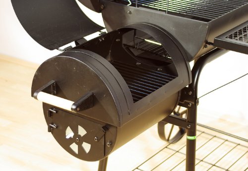 Smoker BBQ Grill Grillwagen Holzkohlegrill Kamingrill XL 32 kg – Bild 5