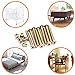Hilitchi M6 x 15mm Zinc Plated Hex Drive Socket Cap Furniture Barrel Screws Bolt Nuts Assortment Kit for Furniture Cots Beds Crib and Chairs - Pack of 15