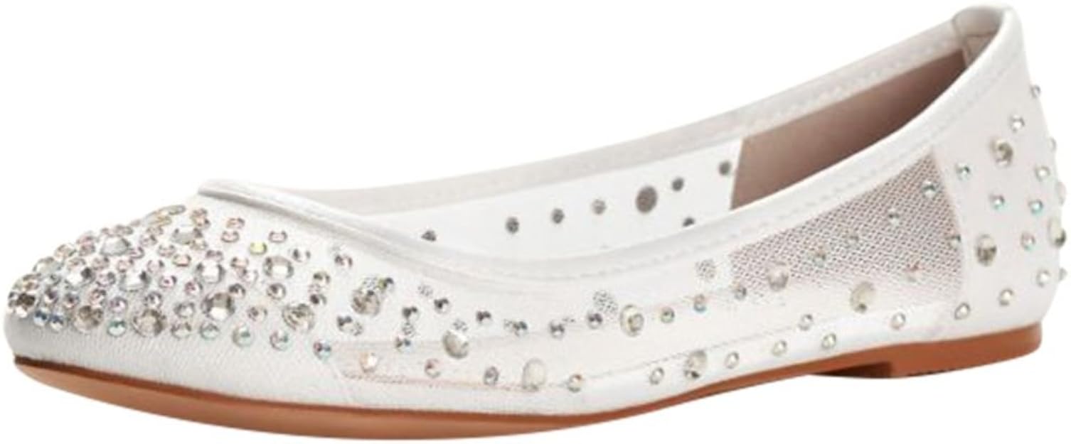 david's bridal ballet flats
