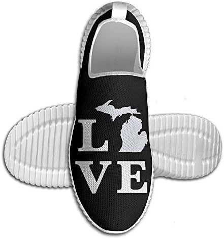 Michigan Love Lightweight Breathable Casual Sports Shoes Fashion Sneakers Shoes