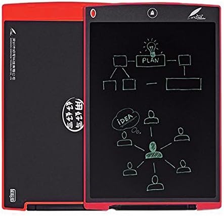 Howshow 12inch LCD Writing Tablet Paperless E-Note Office School Drawing Graffiti Board Toy Gift for kids (Red)
