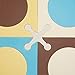 Skip Hop Baby Infant & Toddler Playmat with Interlocking Foam Floor Tiles, Blue / Gold