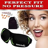 Madison Garden® Evolution Memory Foam Travel Sleep Mask - The Best Sleep Mask with Silk Contoured & Comfortable Support