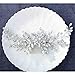 Catery Rhinestones Hair Comb Bridal Headpiece Silver Wedding Hair Accessories for Brides and Women