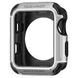 Spigen Tough Armor [2nd Generation] Designed for Apple Watch Case for 42mm Series 3 / Series 2 / Series 1 - Silver