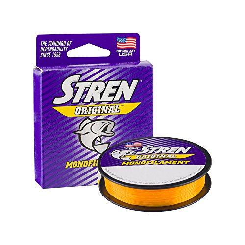 Stren Original Monofilament Fishing Line, HiVis Gold, 100Yard/10