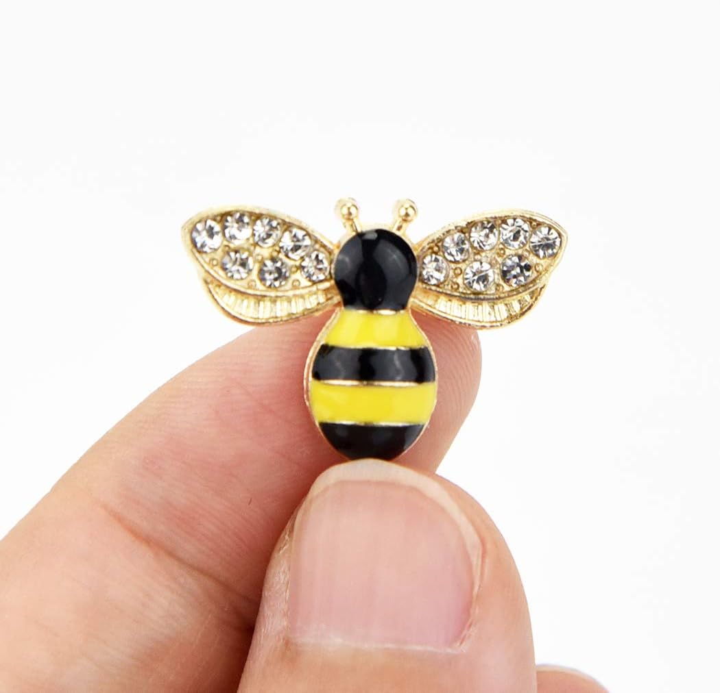 Bee Jewelry Enamel Bee Charm Tiny Bee 