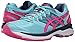 ASICS Women's GT-2000 4 Running Shoe, Turquoise/Hot Pink/Navy, 8 M US