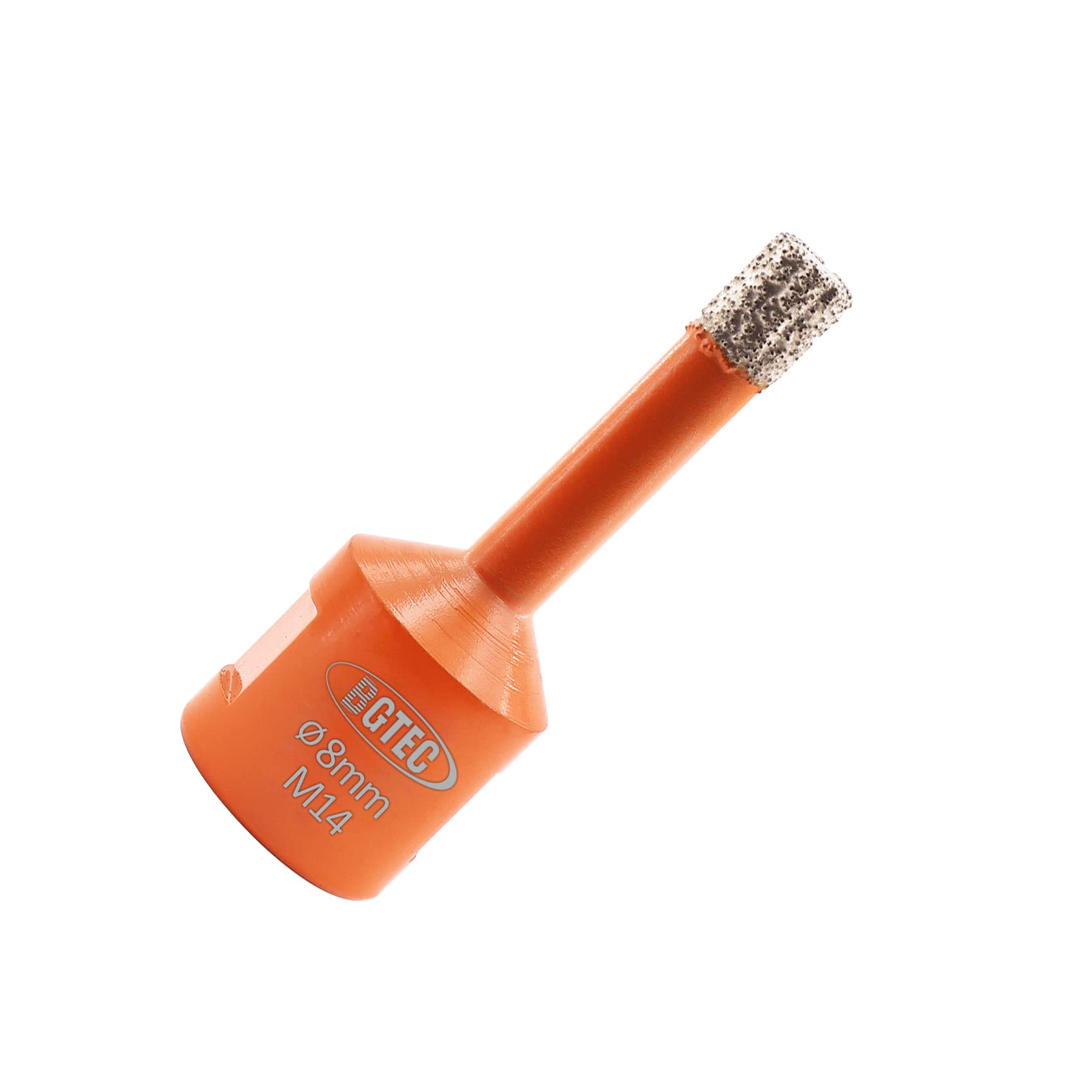 BGTEC Dry Diamond Core Drill Bits Diameter 8mm for Porcelain Tile Ceramic Marble Brick M14 Thread