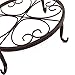 ZUYEE Plant Stand Indoor Outdoor Wrought Iron Planter Trivet Stand Sturdy Flower Pot Supporting Olde Metal/Iron Art, 9.5 inch, Flowerpot Holder for Garden Studios Pack of 3