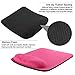 NEX Ergonomic Mouse Pad with Wrist Support, Memory Foam Keyboard Wrist Rest for Computer, Laptop(Pink)
