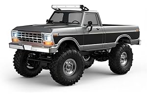 XMalNexity 1/16 Scale Full-Proportional Pickup-Style RC Crawler – 4WD Metal Chassis, Independent Suspension, Multicolour Roof