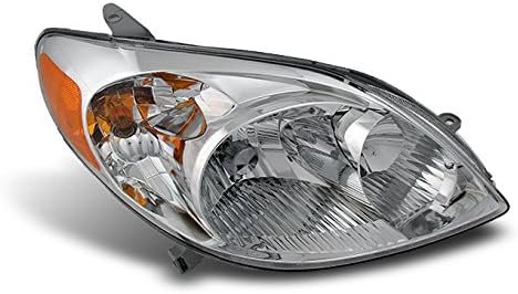 Amazon Com For 2003 2004 2005 2006 2007 2008 Toyota Matrix Headlight Lamp Passenger Right Side Direct Replacement Automotive