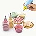 YOUDirect Cookie Decorating Kit Set of 14 Cake Cupcake Making Set Piping Squeeze Bottles Icing Dispenser Bottles Cake DIY Baking Tools
