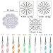 DaBuLiu 25 Pieces Mandala Dotting Tools for Painting Rocks,16 x Acrylic Rods,5 x Double Sided Dotting Tools,3 x Mandala Stencils and Paint Tray