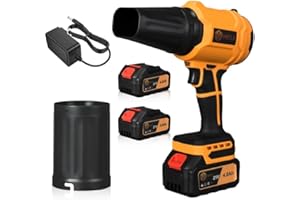 HX HECLX Leaf Blower Cordless with Battery and Charger,Car Dryer Air Blower & Snow Blower Cordless,Handheld Leafs Blower Dryer air blowers for Patio Cleaning