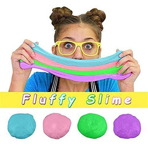 Fluffy Slime Floam Jumbo Multicolor Slime Extra Large Stress Relief Fluffy Slime Scented and Non-Sti - //coolthings.us