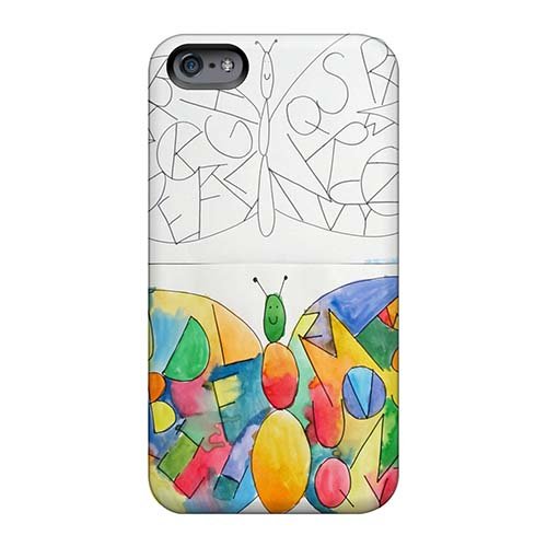 Hot Butterfly Art First Grade Phone Cases For Iphone 6 Plus Cases Covers