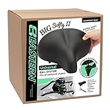 Big Soft Large Wide and Fat Cushion Bike Seat Available with or Without Custom Gel Seat Cover.