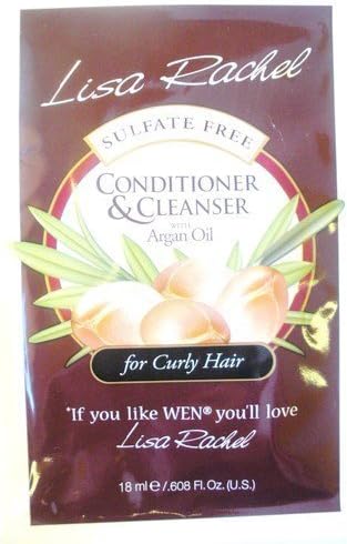 Lisa Rachel Sulfate Free Conditioner & Cleanser with Argan Oil 18ml/0.68oz - for Curly Hair by Lisa Rachel