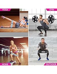 GUSODOR Bandas de Resistencia Bucle Bandas de Ejercicio para Patas y Glúteos, Hombre Gimnasio Ejercicio Fitness, Crossfit, Estiramiento, Entrenamiento de Fuerza, Terapia Física, Natural Látex Entrenamiento Bandas Set de 2