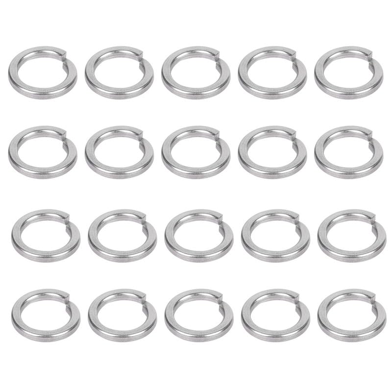 Spring Washers, 20 Pcs M14 Stainless Steel Lock Split Ring Washer for Bolts Screws Fasteners
