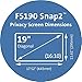 Kensington FS190 Snap2 Privacy Screen for 19-Inch Widescreen 16:10 Monitors (K55778WW)thumb 1