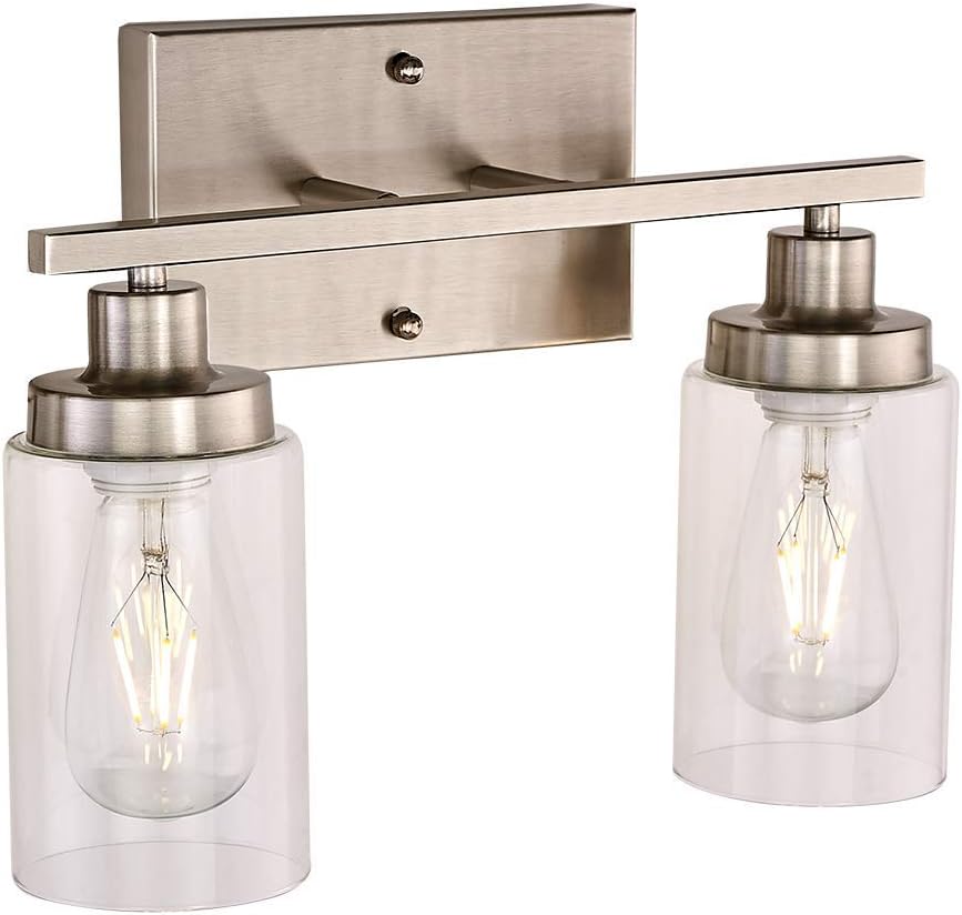 bathroom light fixtures 2 lights