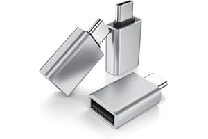 Basesailor USB C to USB Adapter 3 Pack,USB C Male to USB A 3.0 Female Adapter,Type C Thunderbolt 4 OTG Converter for Apple MacBook Pro,Mac Book,iPad,Microsoft Surface Go,Samsung Galaxy S20 S21 S22 S23