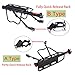 YAHILL® Adjustable Universal Bike Rear Rack Quick Release Holder Seatpost, Bicycle Carrier with Max Capacity of 165LB