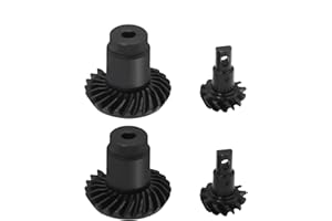 12T/24T 12T/20T Steel Overdrive Helical Axle Gears Bevel Gear Set for FMS 1/24 1/18 RC Crawler FCX18 FCX24 Upgrade Parts (2 P