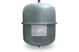 FLEXTROL HIGHCRAFT GUI50 Hydronic Expansion Tank for Heating System Carbon Steel Grey Holds 4.8 Gal, 4.8 Gallons, Gray