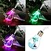 SCS ETC USB Powered Color Changing Cool Mist Bulb Humidifier-400mL Capacity-Super Quiet Operation-7 Color Nightlight