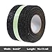 Anpro 2'' x 16.4' Safety Tape Anti Slip Tape Glow in Dark Anti Slip Strong Grip Traction Tape Abrasive for Stairs, Tread Step
