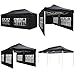 Yescom 10X20 Tents for Parties Pop Up Canopy with Sidewalls Wedding Tent Heavy Duty for Outdoor Backyard Party Waterproof Ez Up Canopy Walls with Windows