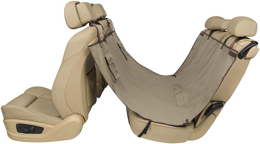 Premium Faux Leather Water-repellent Hammock Dog Car Seat Cover - RideProtector
