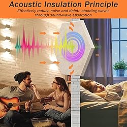 DEKIRU 12 PACK Acoustic Panels, Sound Proof Foam