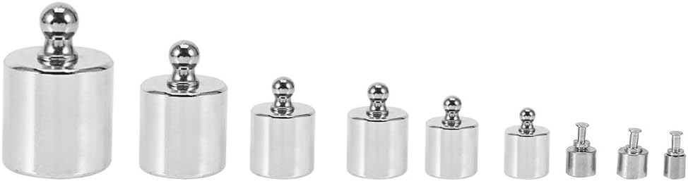 Jadeshay Calibration Weight-17Pcs Grammes Précision Poids Poids Pour La Vérification De La Précision Des Balances Numérique Et De Poche, 211.1g 10mg -100g