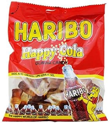 Product Of Haribo, Peg Bag Happy Cola Gummies, Count 12 (5 oz) X 2 (Package Quantity 2) Sugar Candy - (Buy Bulk at a Wholesale Price)