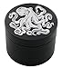 Octopus Laser Etched Design 4pcs Large Size Herb Grinder With FREE Scraper Item # ETCH-G012317-146