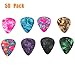 WOGOD Guitar Pick Guitar plectrums Stylish Colorful Celluloid (0.46mm-50)