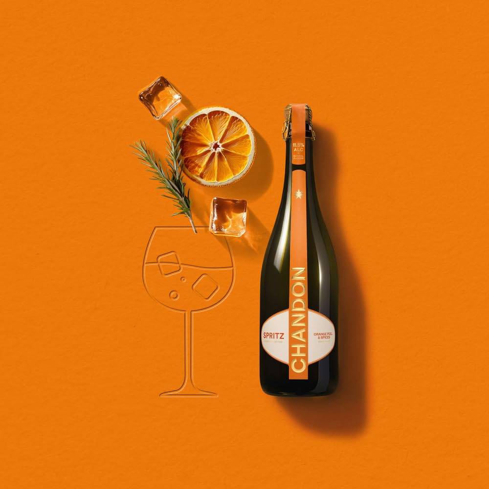Chandon Spritz Orange Peel & Spices, 0,75L, 11.5% vol. | Neuer Look, gleicher Inhalt | Premium-Aperitif | Servierfertig | Auf Eis genießen | Design kann variieren 4