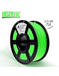 Filamento PLA 3D Hero PLA de 0.069 in, Filamento PLA 3D para impresora, precisión dimensional +   0.001 in, 2,2 lb (1 kg), filamento de 0.069 in, verde