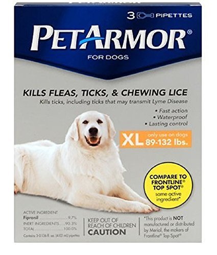 Pet Armor for Dogs Xl 89-132 Lb. 3pk Pet Armor for Dogs Xl 89-132 Lb. 3pk