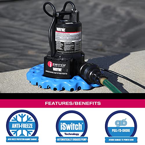 Wayne 57729WYNP WAPC250 Pool Cover Pump, Blue Pricepulse