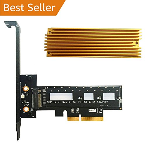 PCI-Express-M2-NGFF-PCI-E-SSD-to-PCIe-30-x4-Host-Adapter-Card-with-Heatsink-Cooler-Support-M2-PCIe-NVMe-or-AHCI-Type-2280-2260-2242