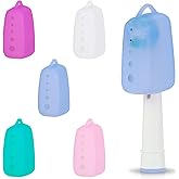 Lapfoon 5 Packs Toothbrush Covers, Silicone Toothbrush Covers Caps for for Electric Toothbrush Replacement Head & Manual Toot