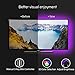 Hitlights LED TV Backlights, 6.56ft LED Strip Lights USB Output RGB Premium LED Lights Strip Kit, Color Changing Strips for 40-60in Television