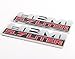 HEMI 5.7 6.4 LITER Emblem Decal Badge Sticker for Dodge Charger Ram 1500 Challenger Jeep Grand Cherokee 2pcs (Silver 5.7)