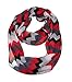 WishCart Infinity Scarf for women Loop wave ZigZag Sheer Print Multi Color